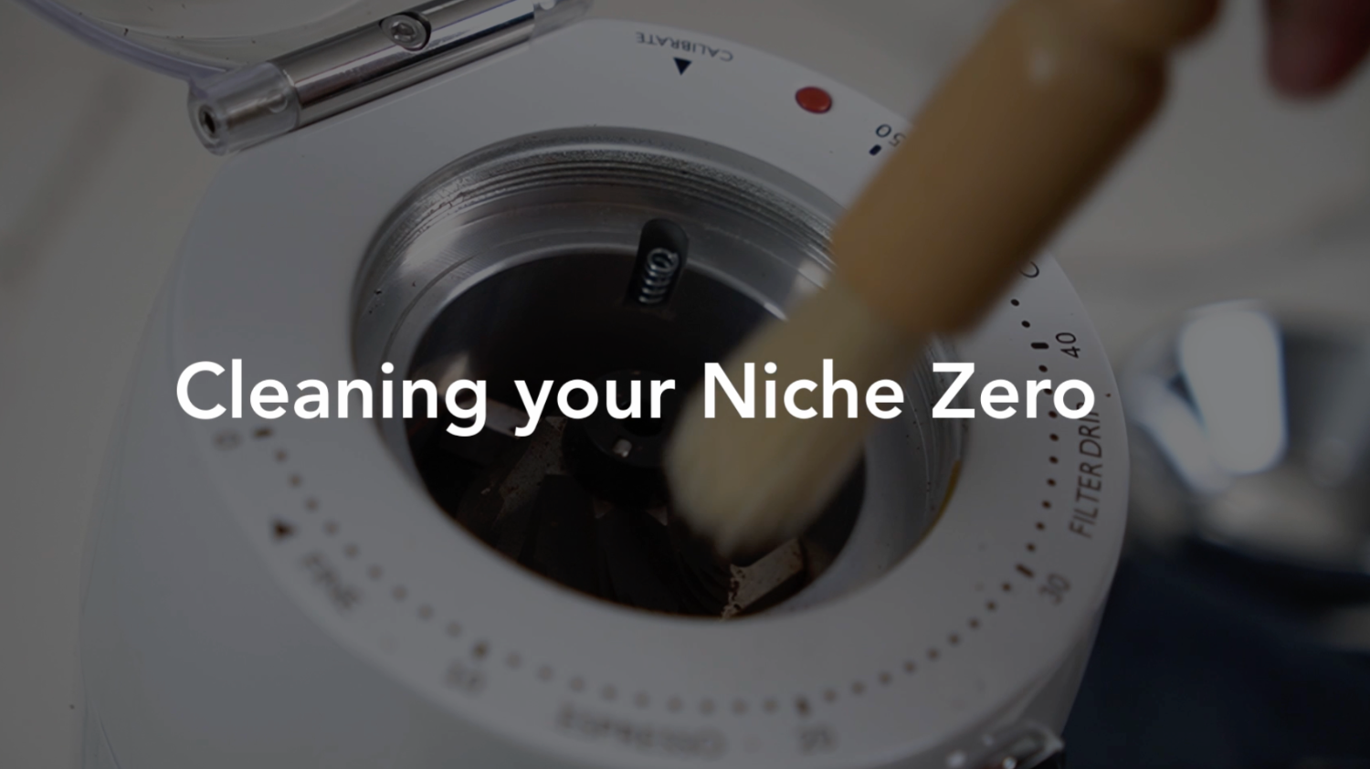 How to easily clean your Niche Zero grinder