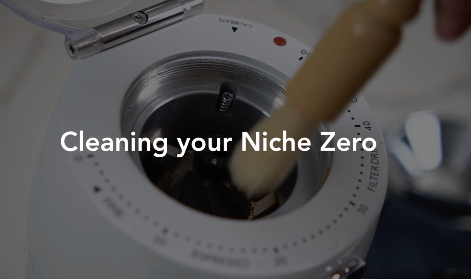 How to easily clean your Niche Zero grinder