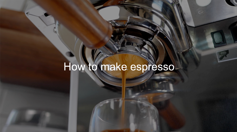 How to make an espresso